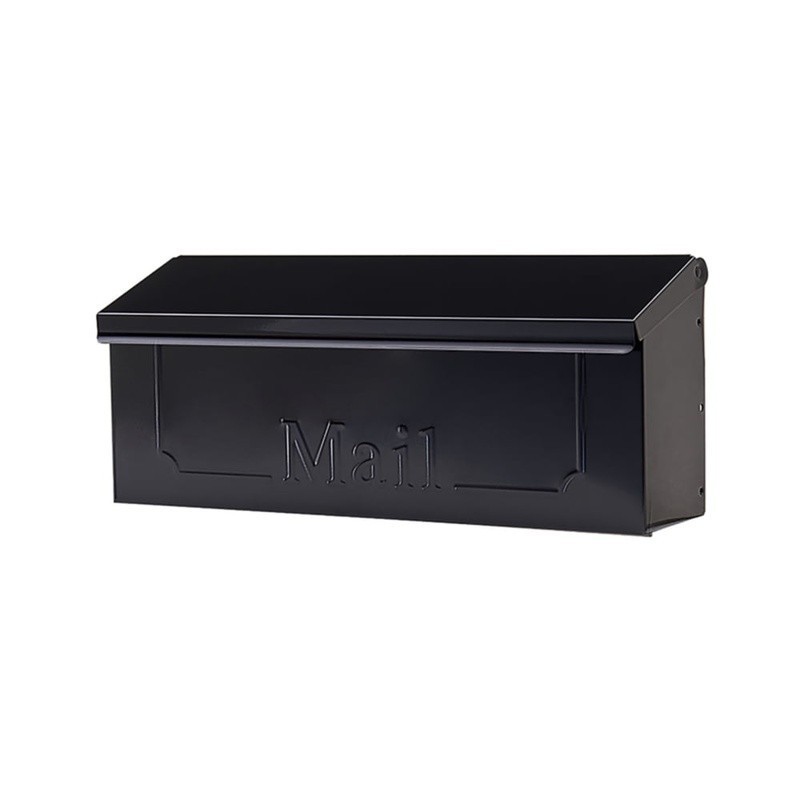 Wall Mount Mailbox Galvanized Steel Rust Resistant Easy Install Small Capacity gallery