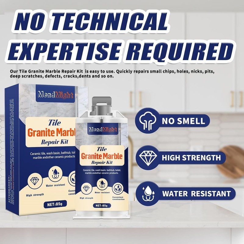 Quartz Countertop Repair KitColor Match, Tile, Marble and Granite Repair Kit ... gallery