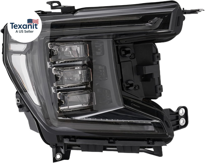 LED Headlights Assembly Compatible with 2021 22 2023 GMC Yukon (XL) SLE SLT Left gallery