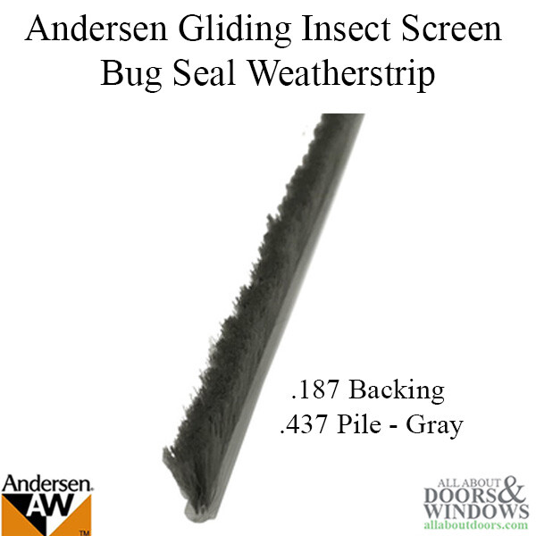 Andersen Sliding Door Weather Seal Insect Screen Door Bug Seal For Sliding Doors