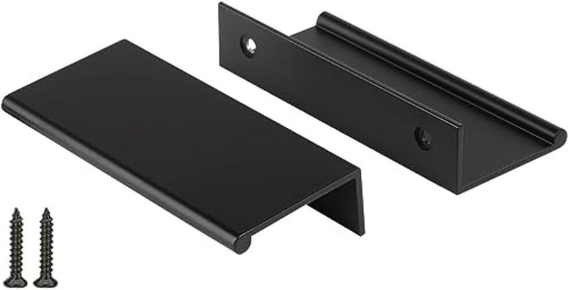Pack Kitchen Cabinet Handles 2-1/2 inch Hole Centers:2-1/2in(64mm) 30 Black gallery