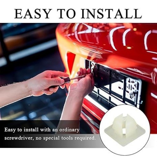 100 PCS Screw Insert, Sturdy Screw Retainer for Mounting License Color: 100PCS gallery