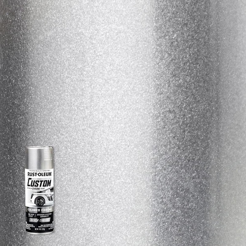 Rust Oleum Premium Custom Chrome Spray Paint 10 Ounce High Gloss Finish gallery