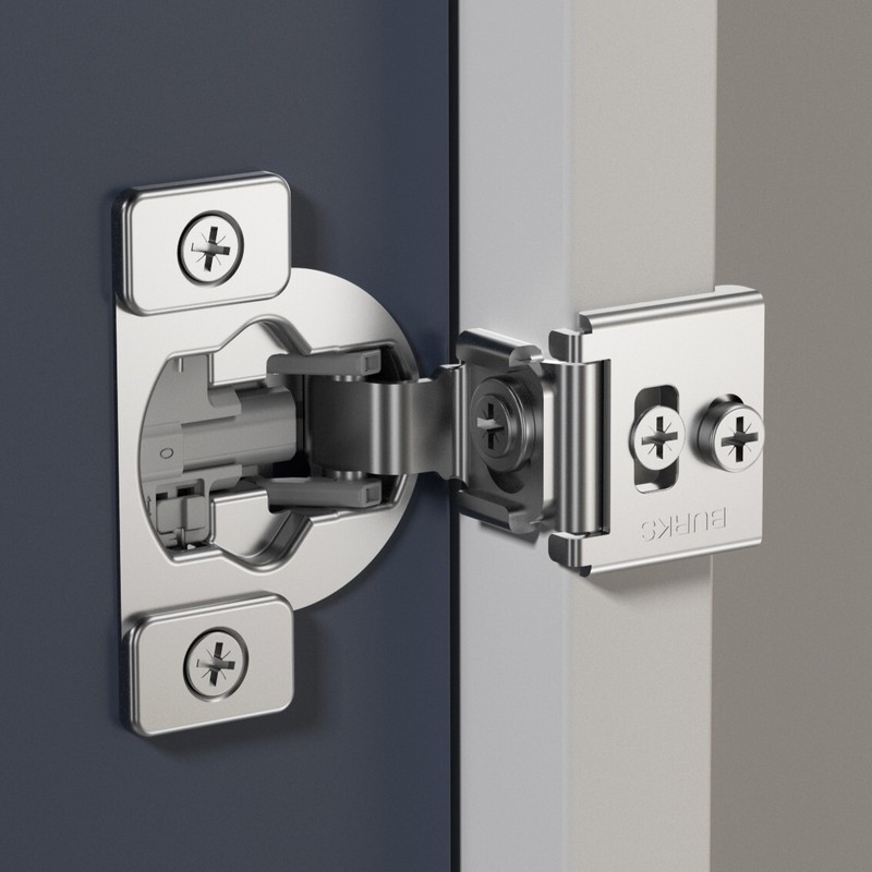 1 1/4'' Overlay Adjustable Soft Close, Concealed Cabinet Hinges - Pack of 60