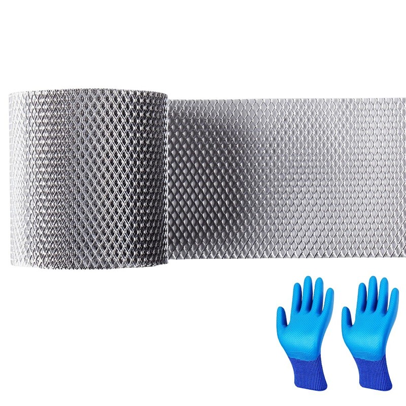 5 Inch Gutter Guard Screen Mesh Roll Leaf Filter Gutter Protection, 50Ft