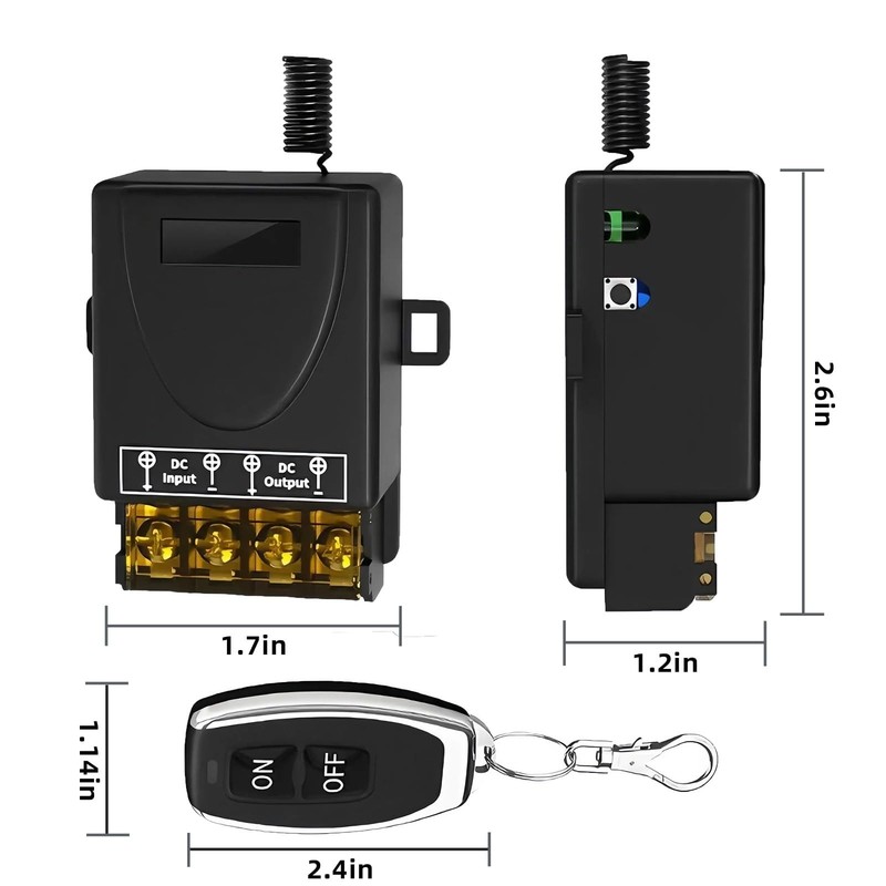 120V Remote Control Switch Wireless,AC 110V-240V/30A relay, AC【110V-240V】 gallery