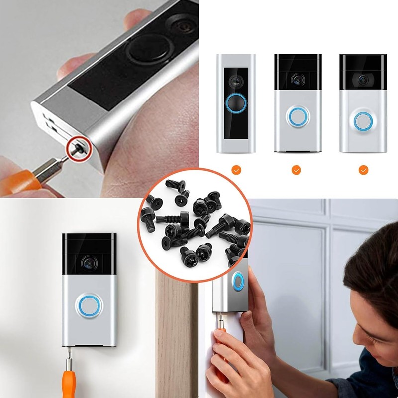 Complete Video Doorbell Screw Kit - 20 Corrosion-Resistant Screws Included gallery