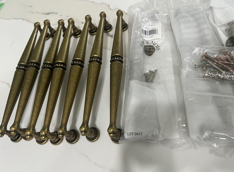 Top Knobs Code:M921 Pull 9 3/4 c-c) German Bronze Drawer/cabinet Pull Lot Of 10