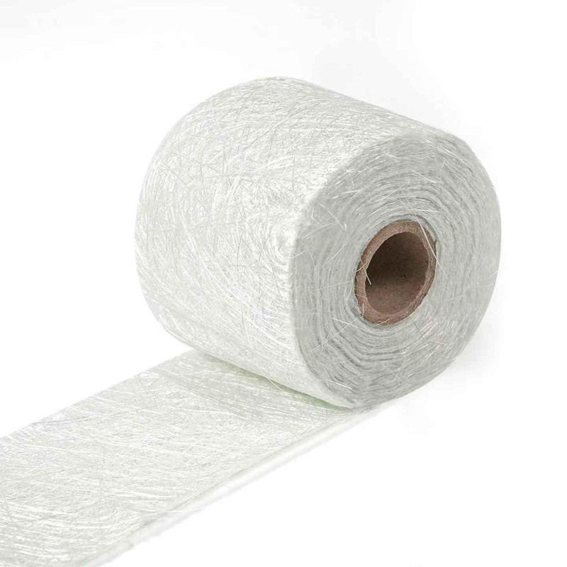 Fiberglass Chopped Strand Mat, 1.5 oz,Fiberglass 4 Inch x 5 Yard, white