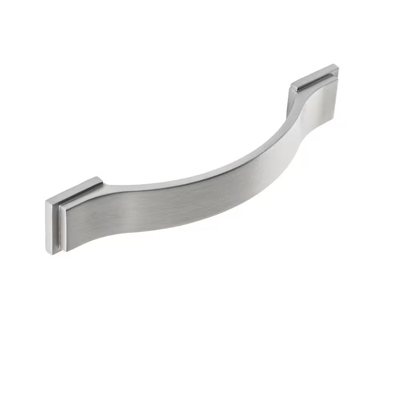 Architectural Smooth 3-1/2 In. (89 Mm) Center-To-Center Traditional Satin Nickel