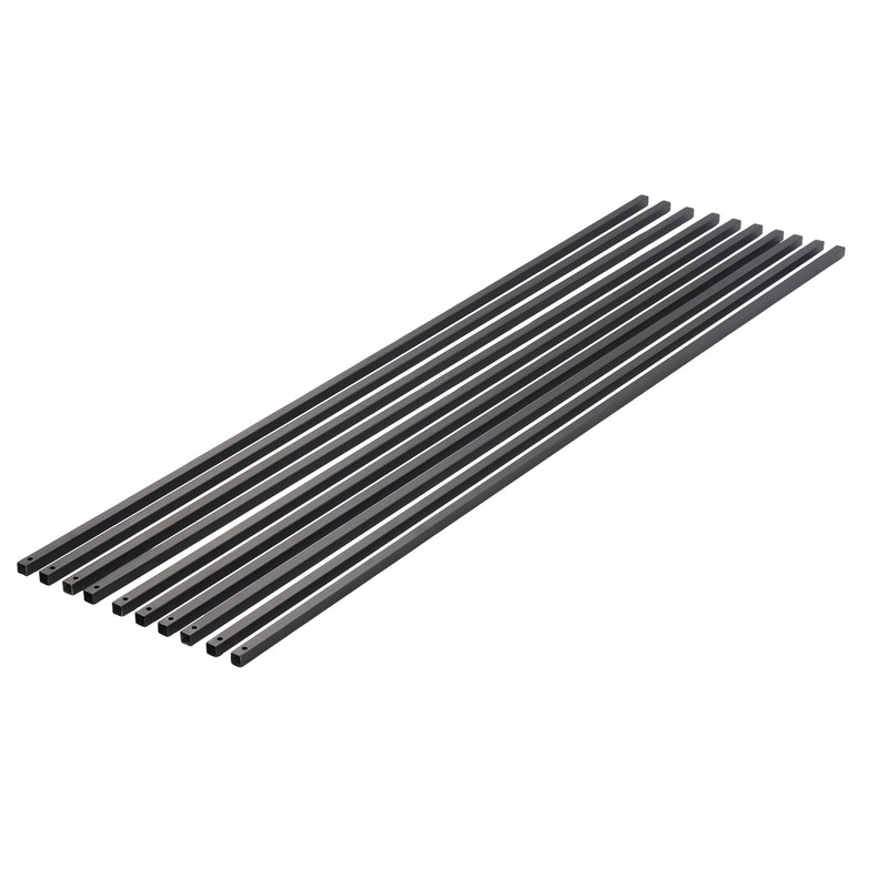 10PCS Balusters, 44" Square Railings, Iron Staircase Balusters, Upright Railings gallery