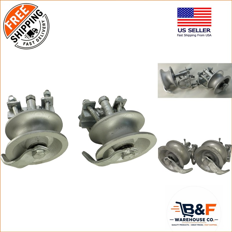 Machined Cast Steel Rear Pipe Track Wheels for Sliding Gates, Silver