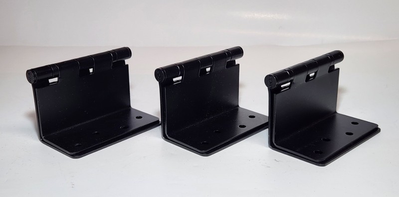 Offset Door Hinges, 4 Inches Expandable Door Hinges, 1/4" Radius Corner gallery