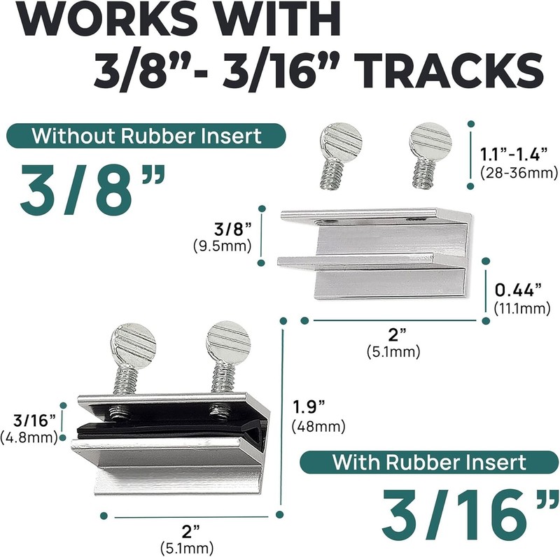 10 Pack Adjustable Window Locks for Ultimate Home Security with No Drill Install gallery
