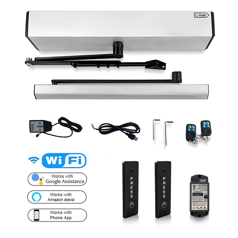 Smart WiFi APP Control Automatic Door Opener, Auto Door with Wireless Push Panel