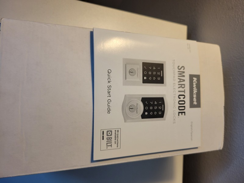 Kwikset SmartCode 270 Keyless Entry Electronic Touchpad Deadbolt Door Lock, Read
