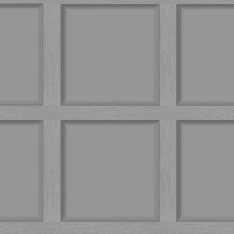 Holden Decor Modern Large Wooden Panel 3D Effect Wallpaper – Soft Grey 12981