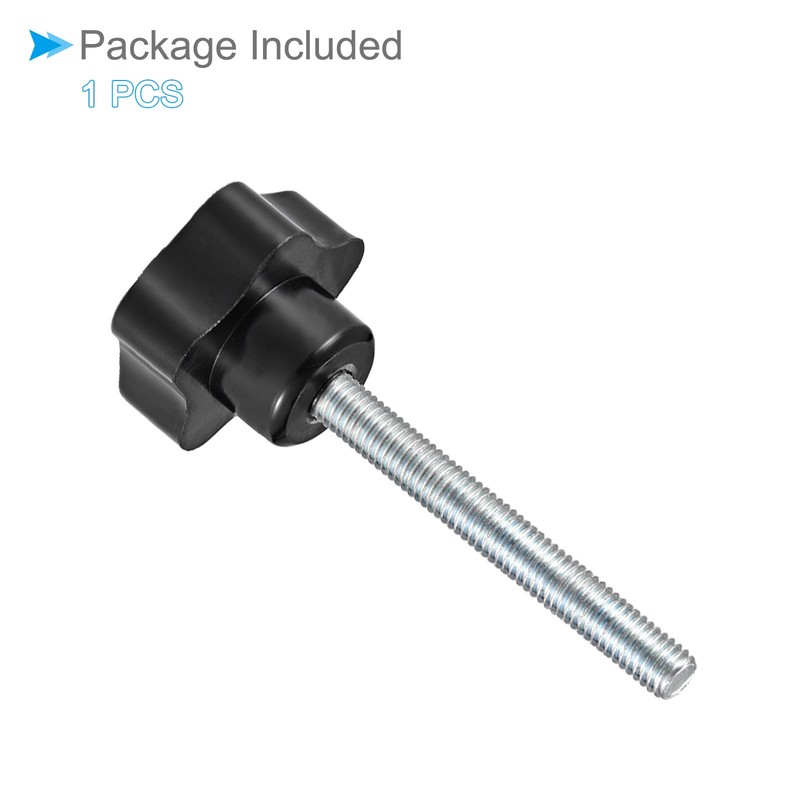 Star Clamping Knobs, M8 x 50mm Thread 38.5mm Head, Thumb Screw Grip, 1-Piece gallery