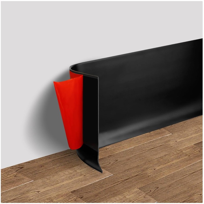 Self Adhesive Rubber Baseboard Trim, 100ft