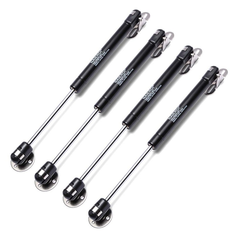 4 Pack 100N 22lb Gas Spring Soft Close Hinges Black Piano Cabinet Hardware Tool