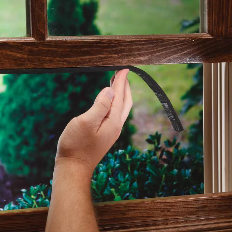 1.25 In. X 10 Ft. Black Sponge Window Seal for Ex-Large Gaps Weatherstrip Roll gallery