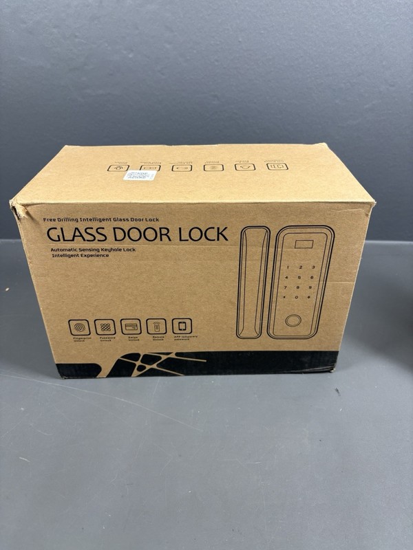 Glass Door Security Biometric Smart Lock Fingerprint Door Lock No Drill JD-669