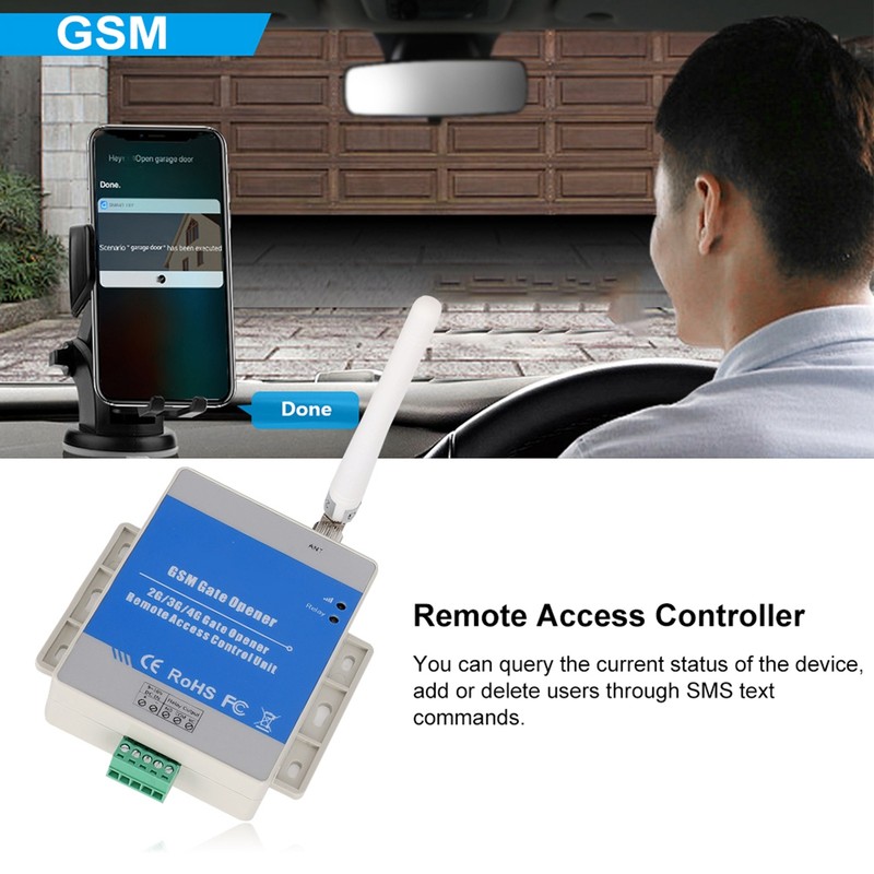 GSM Gate Opener Relay Switch Automatic Remote Access Controller By Free Call
