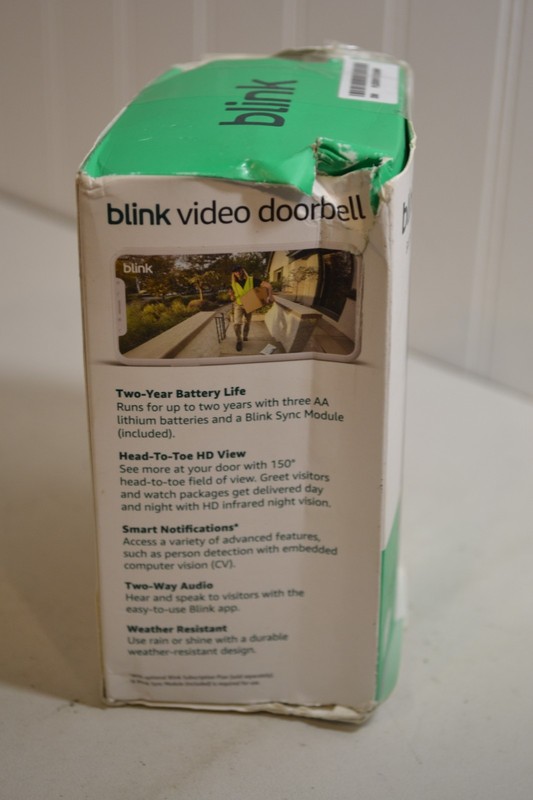 Blink Smart Video Doorbell Camera System Wireless Battery Operated W Sync Module gallery