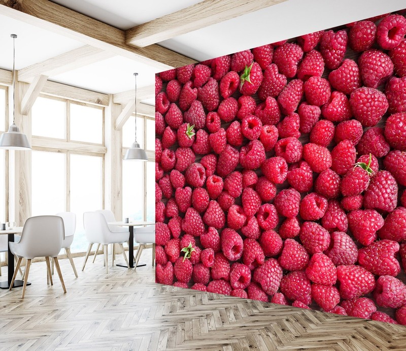 3D Raspberry J605 Wallpaper Mural Wall Print Wall Wallpaper Murals Honey