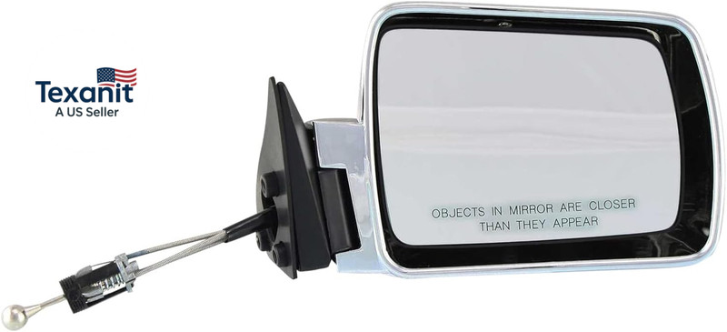 Mirror Compatible with 1984-1996 Jeep Cherokee, 1984-1990 Wagoneer and 1986-1992