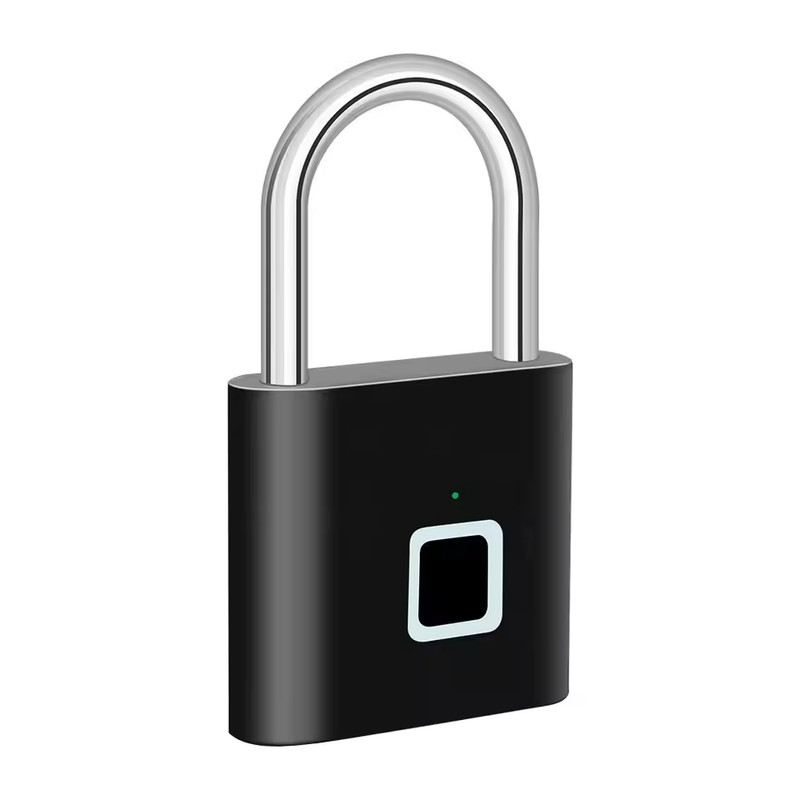 Fingerprint Lock Keyless USB Charging Smart Padlock Waterproof Door Lock 0.2sec