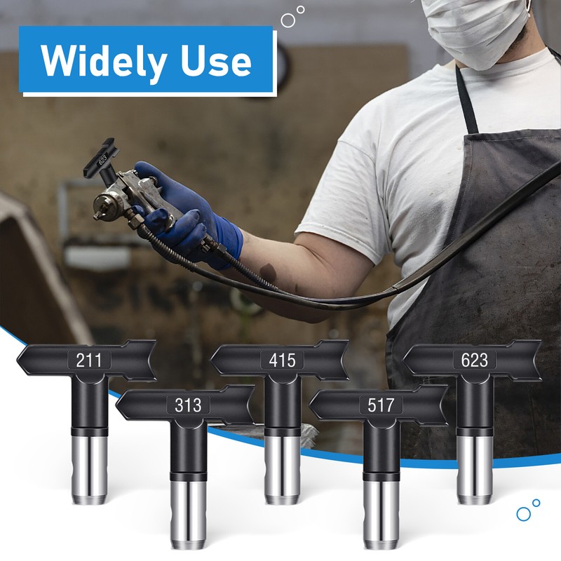 Reversible Spray Tips Airless Sprayer Nozzles For Paint Sprayer 211-517 Series gallery