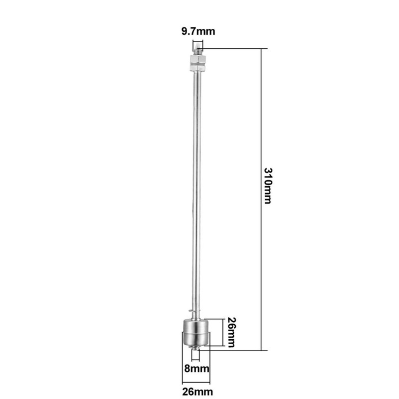 Floating switch liquid water level sensor 31 cm dc100v 0.5a 10w gallery