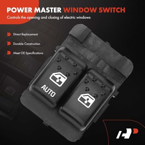 Front Driver Side Master Power Window Switch Compatible with Saturn Ion 2003 gallery