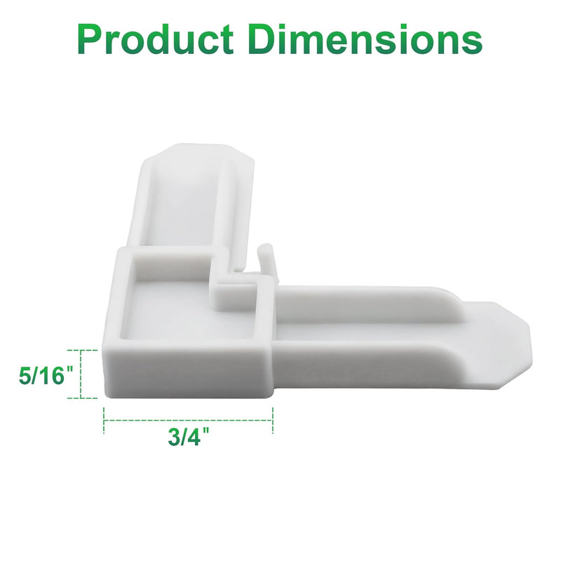 MP7729 Screen Frame Corner 5/16 In. X 3/4 In.- Replacement Parts for Sliding Win gallery