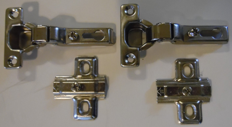 Half Overlay Self Closing Cabinet Hinges (Sold by the Pair) gallery