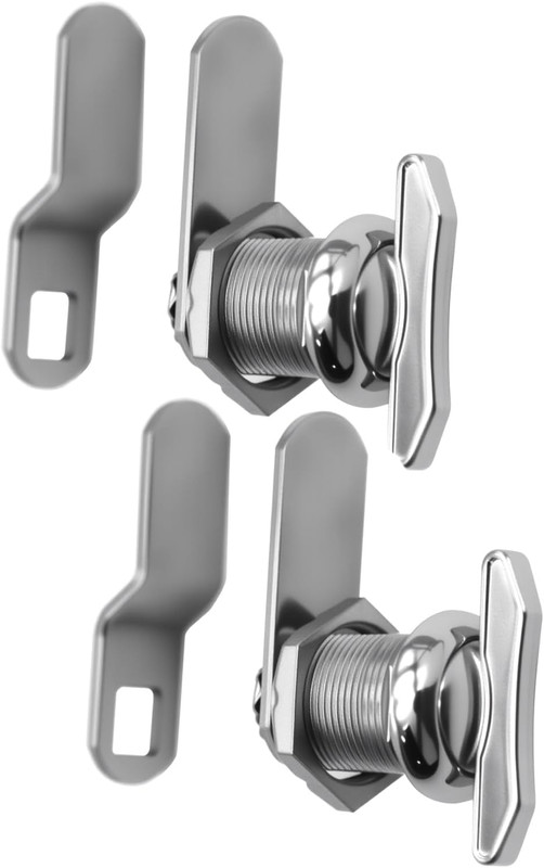 5/8″ Thumb Operated Offset Cam Lock, RV Compartment Latch, Non-Locking Thumb Tur