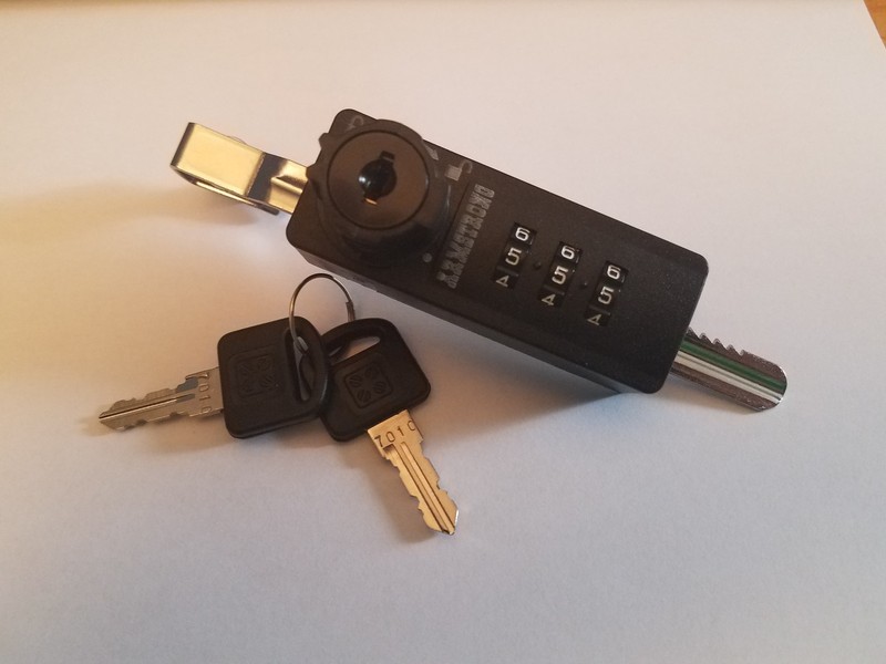 3 digit Combination Ratcheting Lock For Showcase Sliding Glass Door DL-BK470
