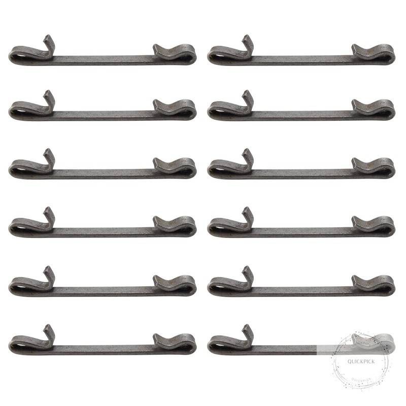 12 Pcs Early 2” Double Loop Style Tool Box Drawer Slide Retaining Keeper Clips
