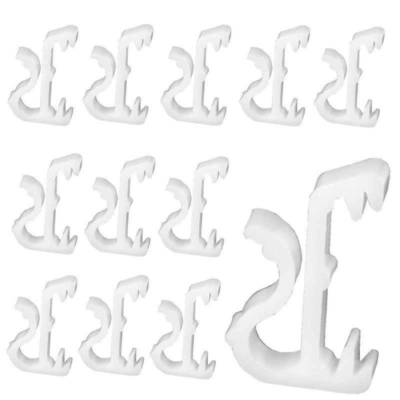 20pcs Hidden Valance Clips 1 Mini Window Blinds Clips White Plastic Valance Hol