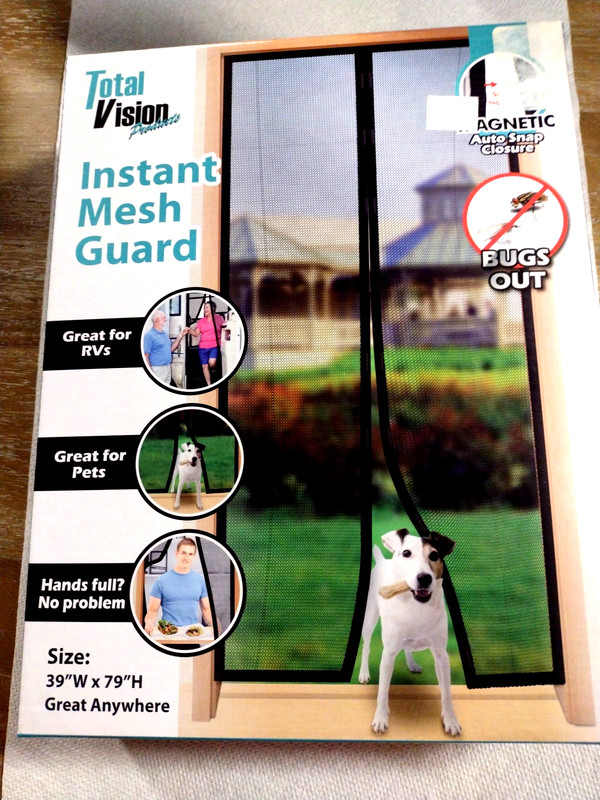 Instant Screen Total Vision Magnetic Closure39″ x 79″ Keep Bugs Out BRAND C3