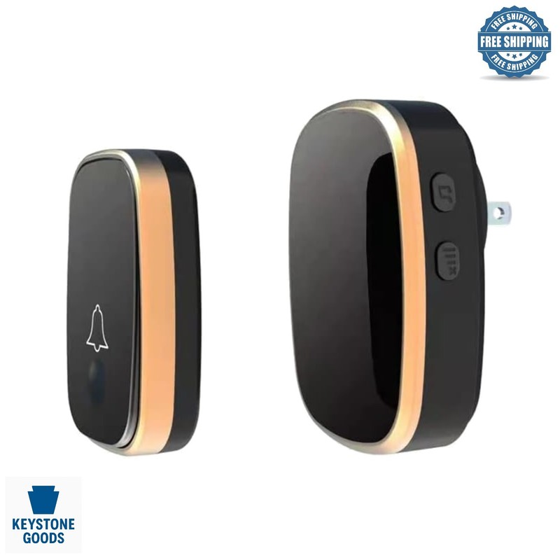 Wireless Doorbell with 1000ft Range & 52 Ringtones