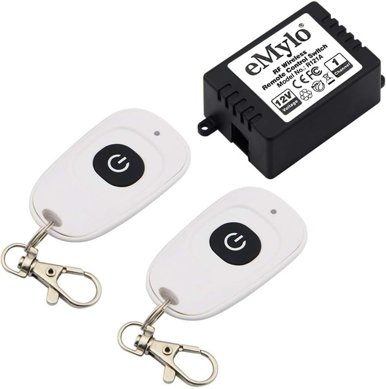 Smart RF Relay Switch Emylo Wireless Remote Control Switch DC 12V One Channel Mo