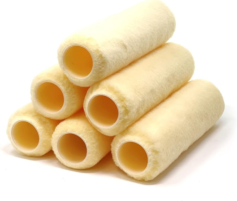 Paint Roller Cover 9″ 6 Pack 1/2 Inch Nap Shedless Premium Paint Roller Cover