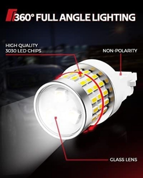 3157 LED Bulbs for Reverse Lights, Super Bright 3156 4157 3056 3057 4057 3457 Ca gallery