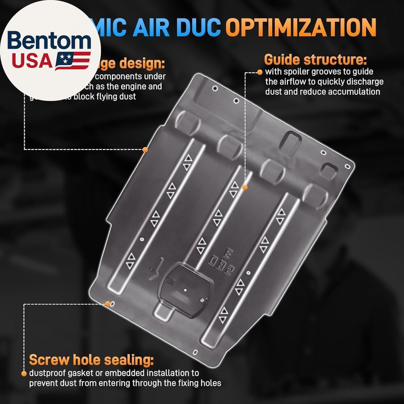 Full Skid Plate Kit with Engine & Transmission Protection Plate Compatible with gallery