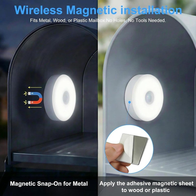 ILLUMISAFE LIGHTS Motion Sensitive Mailbox LED Light - Portable Universal... gallery