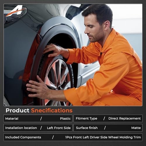 Front Left Driver Side Wheel Molding Trim Compatible with Mazda CX-9 Left side gallery