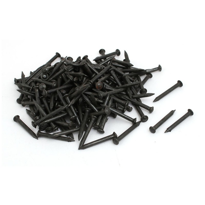 200pcs Hardware Nails 1 inch Length Carbon Steel Point Tip Wall Cement Nails
