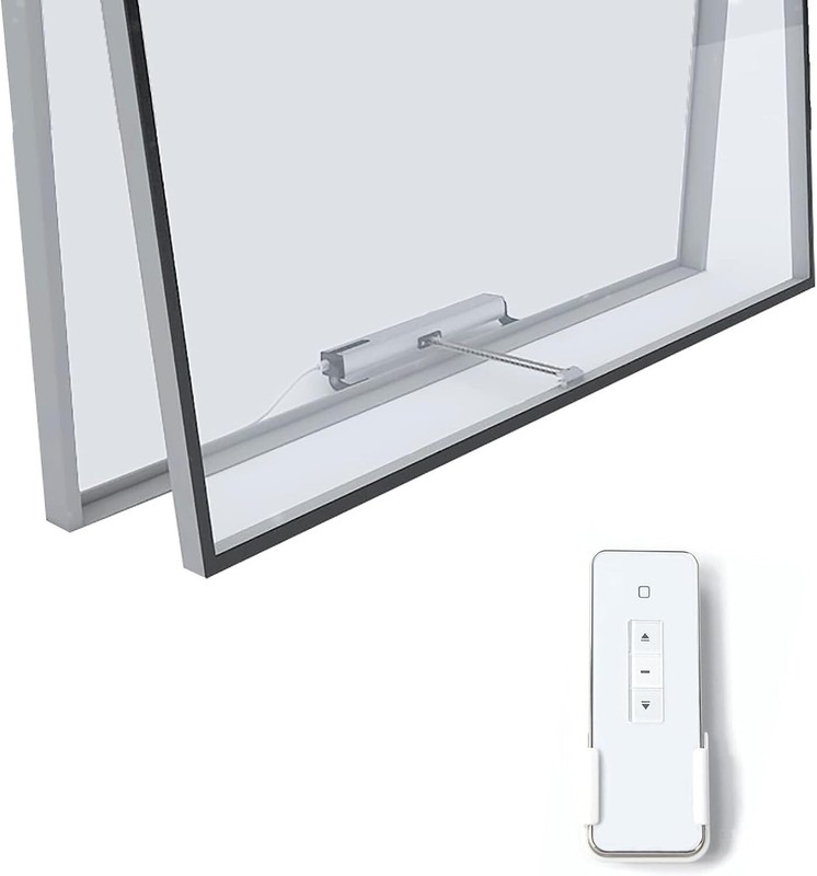 Automatic Skylight Window Opener,DC24V Electric Motorized Window Motor with Remo
